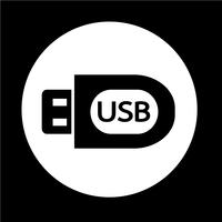 USB-pictogram vector
