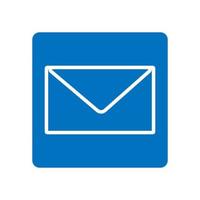e-mail icoon. e-mail symbool platte vector grafische illustratie geïsoleerd