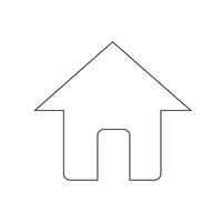 Teken van huis pictogram vector