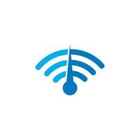 muziek wifi-logo, signaaltechnologie-logo vector