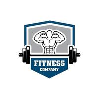 fitness logo, atletische logo vector