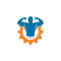 fitnessuitrusting-logo, gym-logo vector