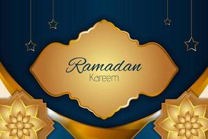 ramadan kareem islamitische achtergrond met element vector