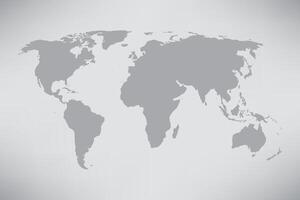 Wereldkaart illustratie vector