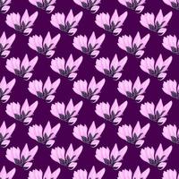 magnolia naadloos patroon. romantische bloem achtergrond. vector