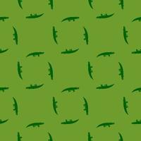 schattige krokodillen naadloze pattern.funny dieren achtergrond. vector