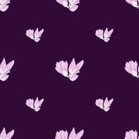 magnolia naadloos patroon. romantische bloem achtergrond. vector