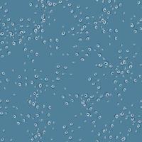 naadloze patroon bubbels op groenblauw achtergrond. platte textuur van zeep voor elk doel. vector