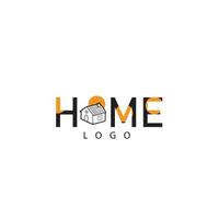 eenvoudig huis logo teken symboolpictogram vector