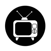 tv-pictogram vector