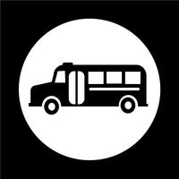 Schoolbus pictogram vector