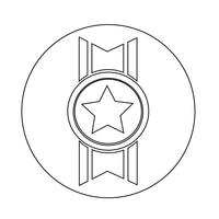 medaille pictogram vector