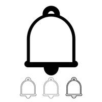 bell pictogram vector