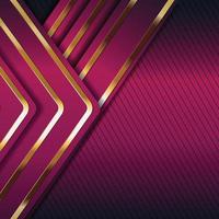 vector kleur abstracte geometrische banner met gouden vormen.