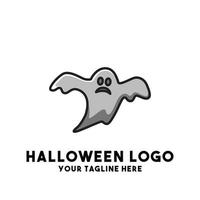 hallowen logo ontwerp modern concept vector