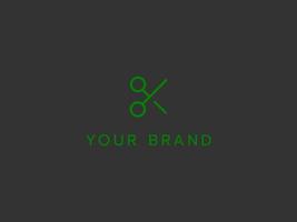 eenvoudig en luxe logo-sjabloon vector