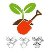 Plant pictogram vector