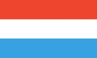 Luxemburgse vlag. officiële kleuren en verhoudingen. nationale Luxemburgse vlag.