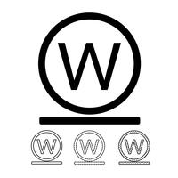 Wasserij symbool pictogram vector