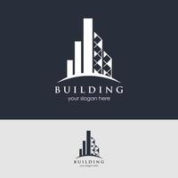 sjabloon desain vector logo bangunan