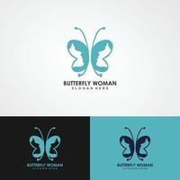 vlinder logo geometrische vector abstracte lineaire stijl pictogram ontwerpsjabloon. logo concept pictogram haakjes