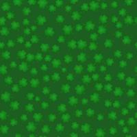 st. patrick's day groene naadloze patroon met klavers. vectorachtergrond. gemakkelijk te bewerken ontwerpsjabloon. vector