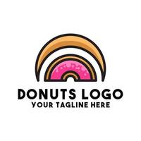 donuts cake modern logo concept vector