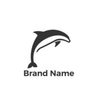 dolfijn logo ontwerp vector