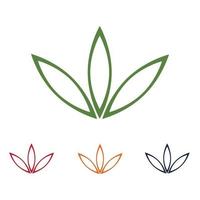 cannabis logo ontwerp vector