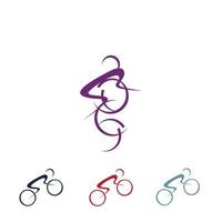 fiets logo vector