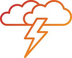 storm pictogramstijl vector