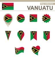 vanuatu vlag collectie vector