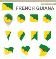 vlag van frans-guyana vector