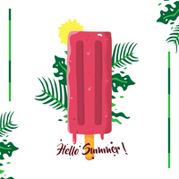 gelukkig zomer vector