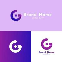 letter g logo pictogram ontwerp sjabloon elementen vector