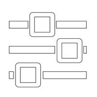 Teken van controle pictogram vector