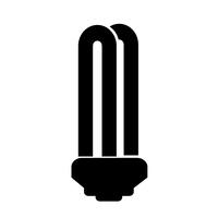 Teken van het pictogram van de lamp vector