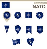 collectie NAVO-vlaggen vector