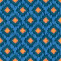 abstracte etnische ikat chevron naadloze patroon. geometrische gestreepte folk sieraad. tribale vector textuur. traditionele achtergrond voor stof in Aziatische landen. tapijt tapijt imitatie.
