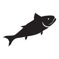 moderne vorm silhouet visvoer zee tonijn logo ontwerp vector pictogram symbool illustratie