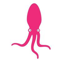 kleurrijke roze octopus platte logo symbool vector pictogram illustratie grafisch ontwerp