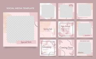 volledig bewerkbare social media template banner fashion sale vector