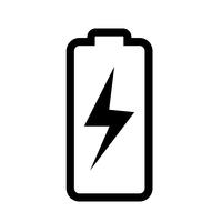 Teken van batterijpictogram vector