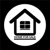 Home For Sale-pictogram vector