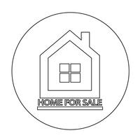 Home For Sale-pictogram vector