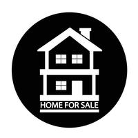 Home For Sale-pictogram vector