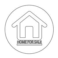 Home For Sale-pictogram vector