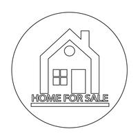 Home For Sale-pictogram vector