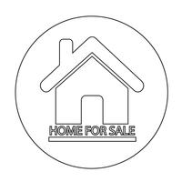 Home For Sale-pictogram vector