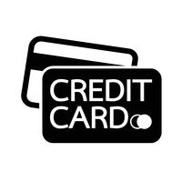 creditcard pictogram vector